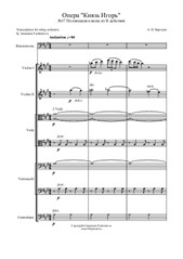 Polovtsian Dances from of the opera 'Prince Igor' (transcription for string orchestra)